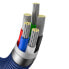 Фото #8 товара Kabel przewód do szybkiego ładowania i transferu danych USB-C Iphone Lightning 20W 2m niebieski