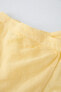 Фото #3 товара Льняная юбка-шорты ZARA