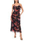 Фото #1 товара Women's Floral-Print Ruffled Maxi Dress