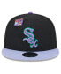 Men's Black/Purple Chicago White Sox Grape Big League Chew Flavor Pack 9FIFTY Snapback Hat