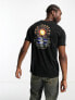 Hurley burning sun t-shirt in black