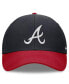 Фото #1 товара Men's Navy/Red Atlanta Braves Evergreen Club Performance Adjustable Hat