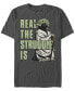 Фото #1 товара Men's Star Wars Yoda Real The Struggle Is Short Sleeve T-shirt