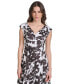 ფოტო #6 პროდუქტის Women's Printed A-Line Midi Dress