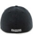 Фото #3 товара Men's Black Las Vegas Raiders Gridiron Classics Franchise Legacy Fitted Hat