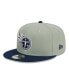 Фото #1 товара Men's Green, Navy Tennessee Titans 2-Tone Color Pack 9FIFTY Snapback Hat