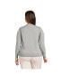 ფოტო #2 პროდუქტის Plus Size Fine Gauge Cotton Cardigan Sweater