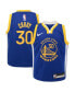 ფოტო #1 პროდუქტის Toddler Boys and Girls Stephen Curry Royal Golden State Warriors Swingman Player Jersey - Icon Edition