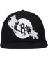 Фото #2 товара Men's Black Brooklyn Nets Paint by Numbers Snapback Hat