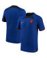 Фото #1 товара Men's Blue Netherlands National Team 2022/23 Away Vapor Match Authentic Blank Jersey