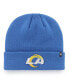 Фото #3 товара Men's Royal Los Angeles Rams Primary Cuffed Knit Hat