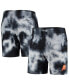 Фото #2 товара Men's Black Phoenix Suns Fleece Tie-Dye Shorts