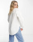 Urban Revivo relaxed shirt in white M - фото #6