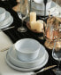 Celina 12 Piece Stoneware Full Set, Service for 4