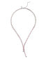 ფოტო #1 პროდუქტის Faux Stone Baguette Tennis Y Necklace