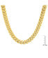 ფოტო #2 პროდუქტის Men's 18k gold Plated Stainless Steel 30" Miami Cuban Link Chain with 12mm Box Clasp Necklaces