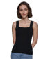 Фото #6 товара Women's Logo-Strap Square-Neck Top