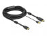 Delock 85967 - 7 m - HDMI Type A (Standard) - DisplayPort + USB Type-A - Male - Male - Straight
