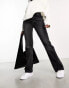 Фото #2 товара Stradivarius straight leg jean in black wash