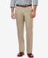 Фото #1 товара Men’s Premium No Iron Khaki Straight-Fit Stretch Flat-Front Pants