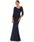 Women's Ruched Off-The-Shoulder Gown