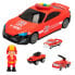 Фото #1 товара CB TOYS Fire Truck With Car Carrier With Vehicles And Figure