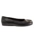 Фото #1 товара Softwalk Sonoma Halo S2257-001 Womens Black Leather Ballet Flats Shoes 7.5