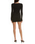 Фото #2 товара Brook + Lynn Baby Rib Mini Dress Women's Black L