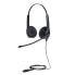 Jabra BIZ 1500 Duo QD EMEA - Wired - Office/Call center - 20 - 4500 Hz - 74 g - Headset - Black
