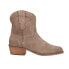 Фото #1 товара Dingo Tumbleweed Pull On Round Toe Booties Womens Brown Casual Boots DI561-275