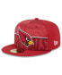 ფოტო #1 პროდუქტის Men's Cardinal Arizona Cardinals 2023 NFL Training Camp 59FIFTY Fitted Hat
