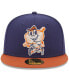 Фото #3 товара Men's Navy Montgomery Biscuits Authentic Collection Alternate Logo 59FIFTY Fitted Hat