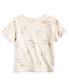 Фото #2 товара Baby Boy Short Sleeve Football Print T-Shirt, Created for Macy's