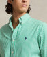 Men's Classic-Fit Striped Stretch Poplin Shirt