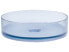 Фото #1 товара Умывальник для дачи Beliani TOLOSA, полупрозрачный, круглый, с сливным клапаном 5 кг, светло-голубой, из минерального материала