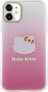 Фото #5 товара Sourcing Hello Kitty HKHCN61HDGKEP iPhone 11 / Xr 6.1" pink/pink hardcase IML Gradient Electrop Kitty Head