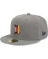 ფოტო #4 პროდუქტის Men's Gray Detroit Tigers Color Pack 59FIFTY Fitted Hat