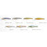 LIVE TARGET Rainbow Smelt Jerkbait RS115D Suspending minnow 18g 115 mm