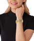 ფოტო #4 პროდუქტის Women's Emery Three-Hand Gold-Tone Stainless Steel Watch 40 x 31mm