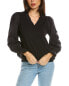 Фото #1 товара Design History Picot Trim Blouse Women's Black Xs