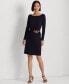 Фото #1 товара Платье Ralph Lauren Lauren с поясом-застежкой из растяжимого джерси