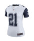 Women's Ezekiel Elliott White Dallas Cowboys Color Rush Legend Player Jersey