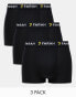 Фото #1 товара Farah 3 pack boxers in black