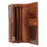 Women´s leather wallet PWL-388 Cognac