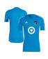 Фото #1 товара Men's Blue Minnesota United FC 2023 Replica Goalkeeper Jersey