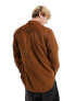 Фото #5 товара Calvin Klein Jeans regular fit corduroy shirt in brown