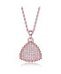 Фото #1 товара Sterling Silver Cubic Zirconia Triangle Shaped Pendant