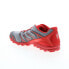 Фото #6 товара Inov-8 Trailtalon 235 000714-GYRD Mens Gray Synthetic Athletic Hiking Shoes