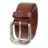 Фото #1 товара Levi's Men's Brown Leather 38mm Metal Buckle Formal Casual Belt Size Medium