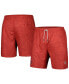 Фото #1 товара Men's Red Tampa Bay Buccaneers Naples Layered Leaves Swim Shorts